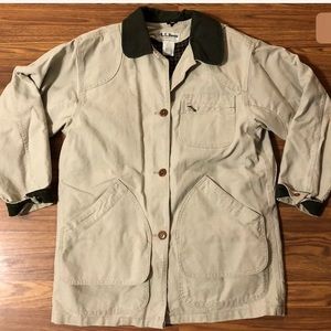 LL BEAN Vintage Coat Barn Jacket Flannel